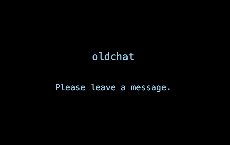 oldchat